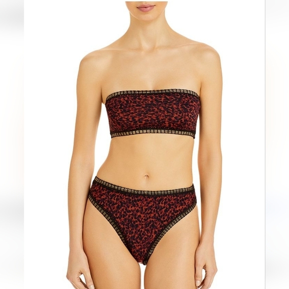 PQ Swim Platinum Swimwear Solange Ferrarini Wild Heart Bikini Set - Picture 1 of 10